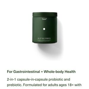 Seed DS-01® Daily Synbiotic 30 Day Supply (60 Capsules)